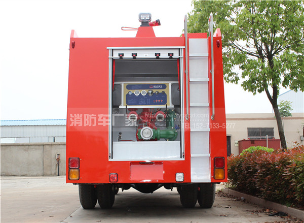 6噸東風153四驅森林水罐消防車
